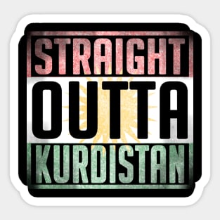 Kurdistan Flag, Straight Outta Kurdistan, Kurdish Sticker